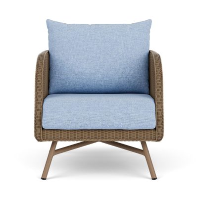 Essence Wicker Club Chair in Fawn/Demo Skyway By Lloyd Flanders