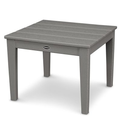 POLYWOOD Newport 22-Inch End Table – Slate Grey