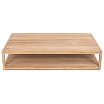 Atlantic Rectangular Teak Patio Coffee Table By Teak + Table