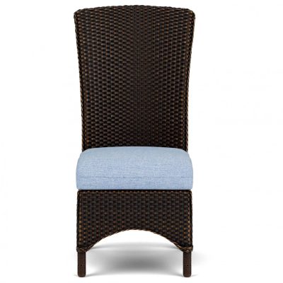 Mandalay Wicker Dining Side Chair in Mink/Demo Skyway By Lloyd Flanders