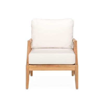 Charleston Club Chair in Natural By Teak + Table