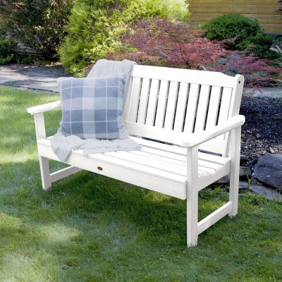 Lakeview Hart Lane Garden Bench – 4ft – White