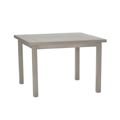 Summer Classics Club Aluminum Square Dining Table – Oyster