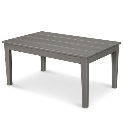 POLYWOOD Newport 22 X 36 Inch Coffee Table – Slate Grey