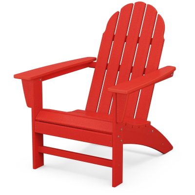 POLYWOOD Vineyard Adirondack Chair – Sunset Red