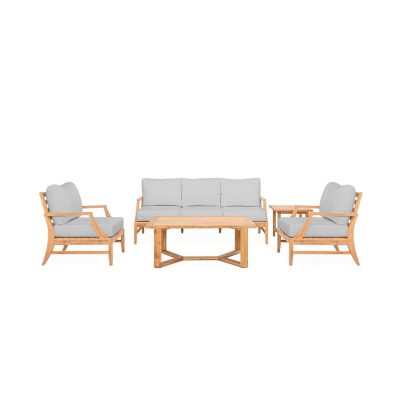 Charleston 5 Piece Lounge Set in Granite By Teak + Table