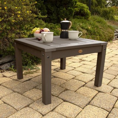 Lakeview Adirondack Side Table – Weathered Acorn