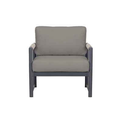 Lakeview Avenue Bay Slate/Pebble Gray Club Chair – Canvas Charcoal