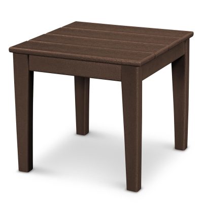 POLYWOOD Newport 18-Inch End Table – Mahogany