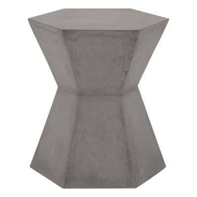 Bento Slate Gray Concrete Accent Table By Lakeview