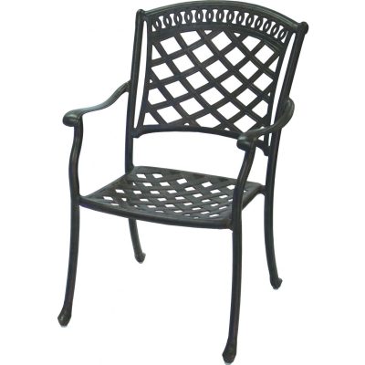 Darlee Sedona Cast Aluminum Patio Dining Chair – Antique Bronze