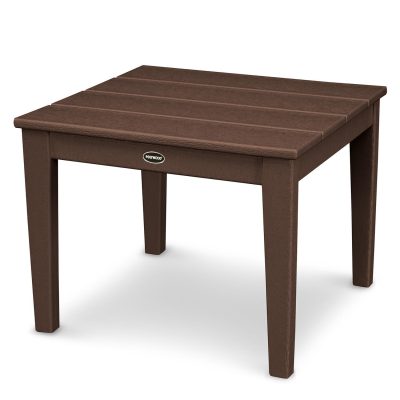 POLYWOOD Newport 22-Inch End Table – Mahogany