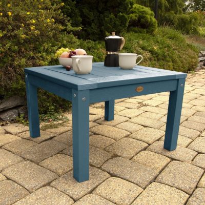 Lakeview Adirondack Side Table – Nantucket Blue