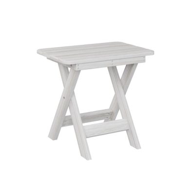 Berlin Gardens Folding End Table – Seashell