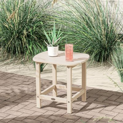 POLYWOOD South Beach 18-Inch Side Table – Sand