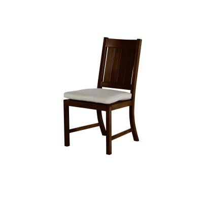 Summer Classics Club/Croquet Aluminum Side Chair – Mahogany