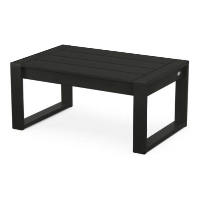 POLYWOOD EDGE Coffee Table in Black