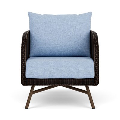 Essence Wicker Club Chair in Mink/Demo Skyway By Lloyd Flanders