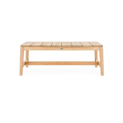 Capri 4-Foot Backless Bench By Teak + Table