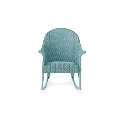 Timeless View Wicker Rocking Chair in Sea Glass By Lakeview