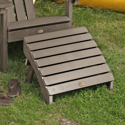 Lakeview Folding Adirondack Ottoman – Woodland Brown