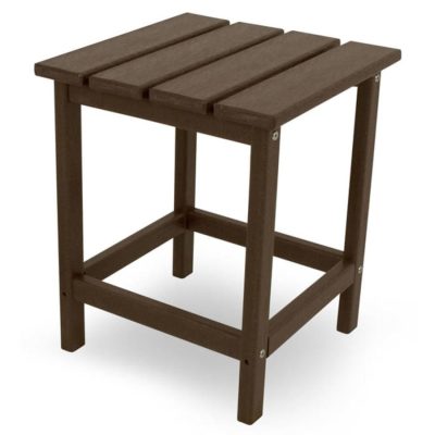 POLYWOOD Long Island 18 Inch Side Table in Mahogany