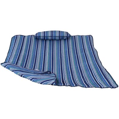 Ultimate Patio Quilted Double Hammock Pad & Pillow Set – Breakwater Stripe