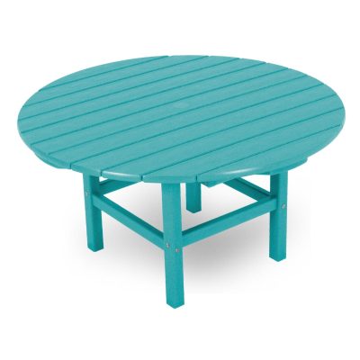 POLYWOOD 38-Inch Round Conversation Table – Aruba