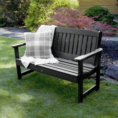 Lakeview Hart Lane Garden Bench – 4ft – Black