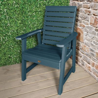 Lakeview Elm Point Dining Armchair – Nantucket Blue