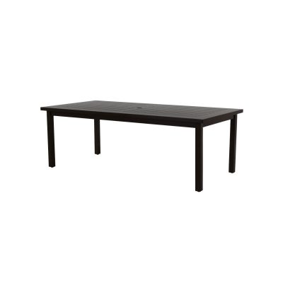 Summer Classics Club Aluminum Rectangular Dining Table – Mahogany