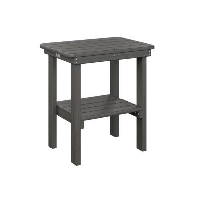 Berlin Gardens Rectangular End Table – Coastal Gray