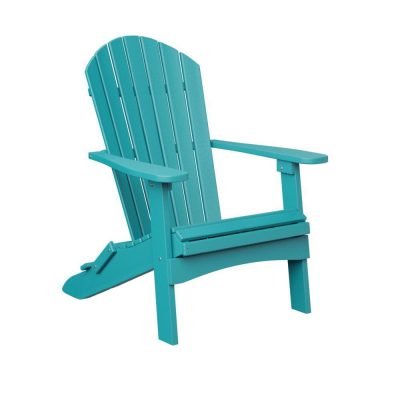 Berlin Gardens Comfo Folding Adirondack Chair – Aruba Blue