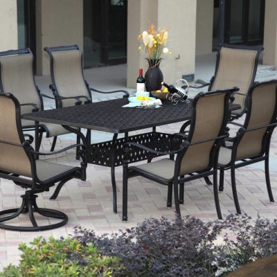 Darlee Monterey 7 Piece Sling Patio Dining Set