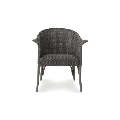 Timeless View Wicker Club Chair in Pewter By Lakeview