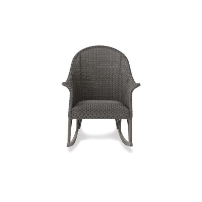 Timeless View Wicker Rocking Chair in Pewter By Lakeview