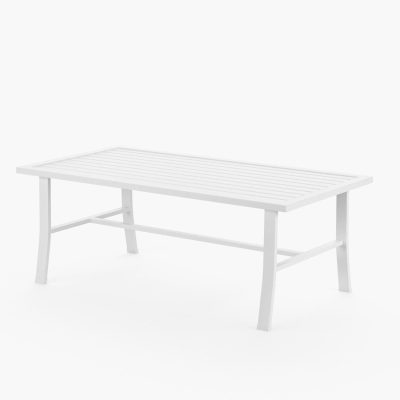 Sunset West Bristol 43 X 22 Rectangular Aluminum Patio Coffee Table