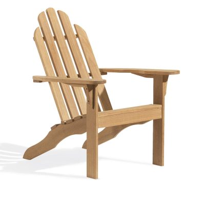 Oxford Natural Teak Adirondack Chair By Oxford Garden