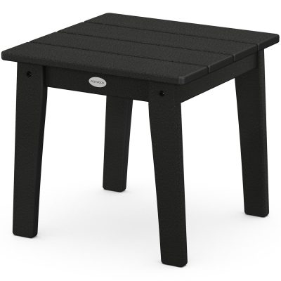 POLYWOOD Lakeside 18-Inch End Table – Black