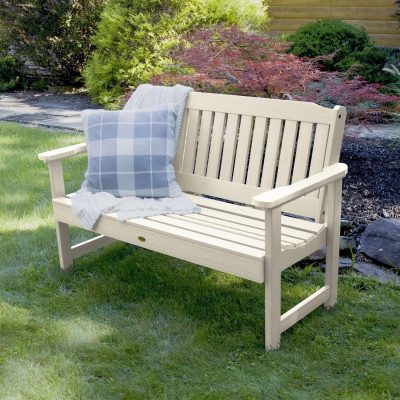 Lakeview Hart Lane Garden Bench – 4ft – Whitewash