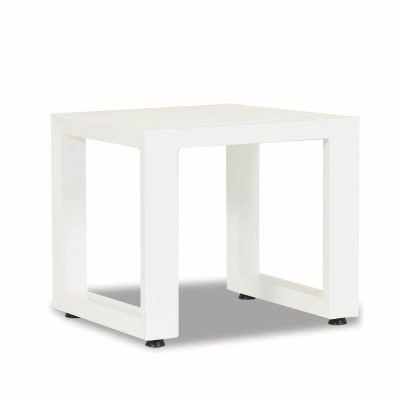 Sunset West Newport 20-Inch Square Aluminum Patio End Table