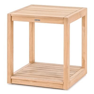 Atlantic Square Teak Patio End Table By Teak + Table