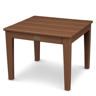 POLYWOOD Newport 22-Inch End Table – Teak