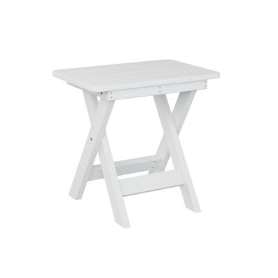 Berlin Gardens Folding End Table – White