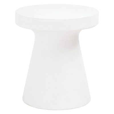 Tack Ivory Concrete Accent Table By Lakeview