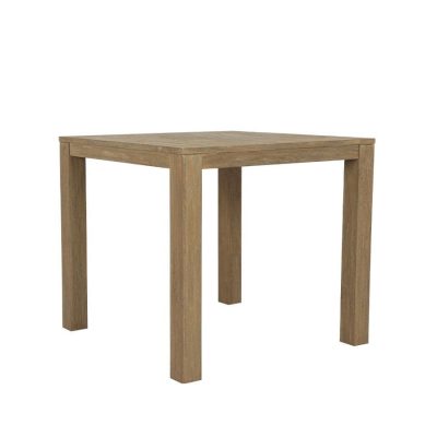 Sunset West Coastal Teak 22-Inch Square Teak Patio End Table