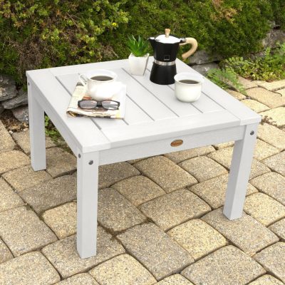 Lakeview Adirondack Side Table – White