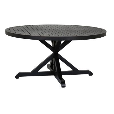 Monterey 60 Inch Aluminum Round Patio Dining Table By Sunset West