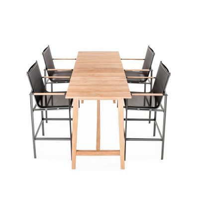 St Barts 5 Piece Bar Set By Teak + Table