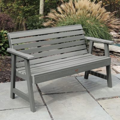 Lakeview Elm Pointe 5-Foot Garden Bench – Coastal Teak